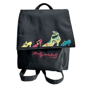 Andy Warhol Backpack with Shoe Graphics